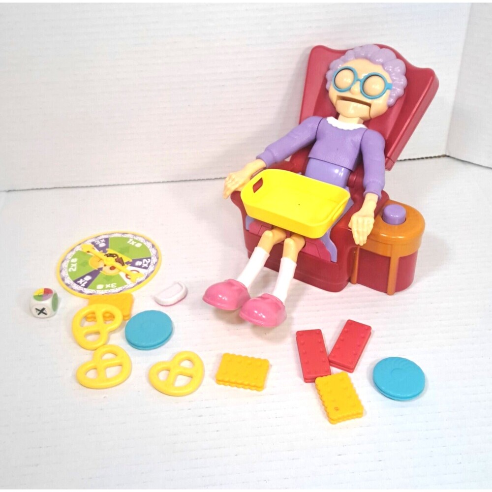 Goliath Greedy Granny Board Game 2018 No Box Missing 1 Cookie & 1 Cracker Works